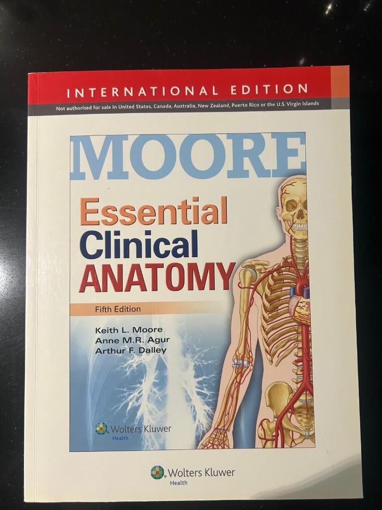 Essential Clinical Anatomy - Moore, 9781469832012, Ophalen of Verzenden, Beta, Zo goed als nieuw, WO
