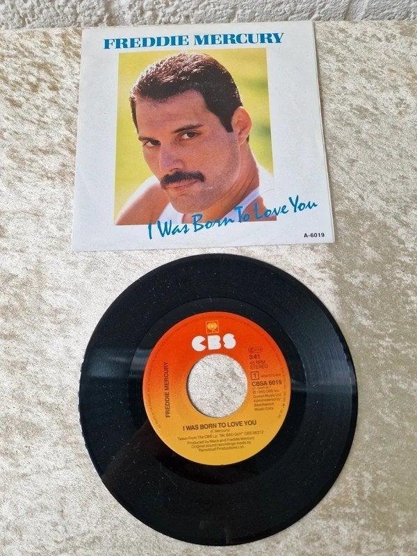 Freddie Mercury I Was Born To Love You 7” Vinyl 1985, Ophalen of Verzenden, Zo goed als nieuw, Pop