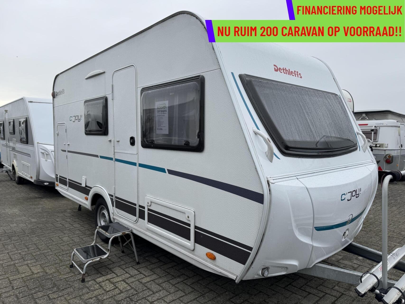 Dethleffs C'JOY 410 LK STAPELBED + MOVER + LUIFEL +FIETSEND, Bedrijf, 750 - 1000 kg, Tot en met 4, Mover
