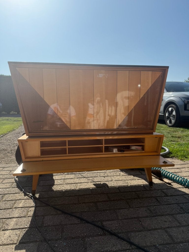 Mid century meubel: Kuba Tango Stereo Console 1959- 1962, Ophalen