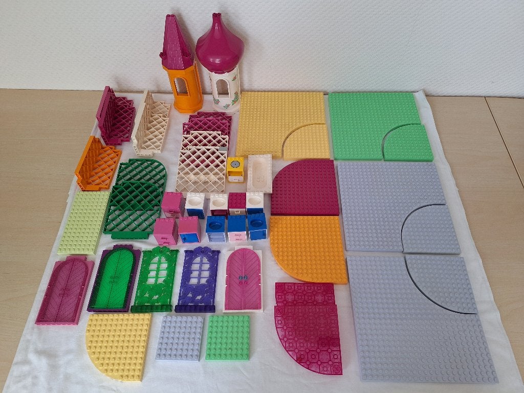 * Partij Belville Lego, meisjes Lego met aparte onderdelen.*, Gebruikt, Overige thema's, Lego, Ophalen of Verzenden
