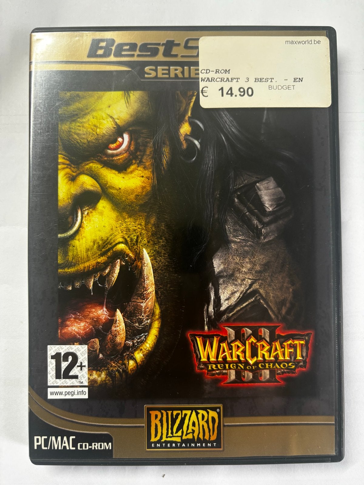Warcraft III: Reign of Chaos PC/MAC CD-ROM, Spelcomputers en Games, Online, Gebruikt, Ophalen of Verzenden, 3 spelers of meer