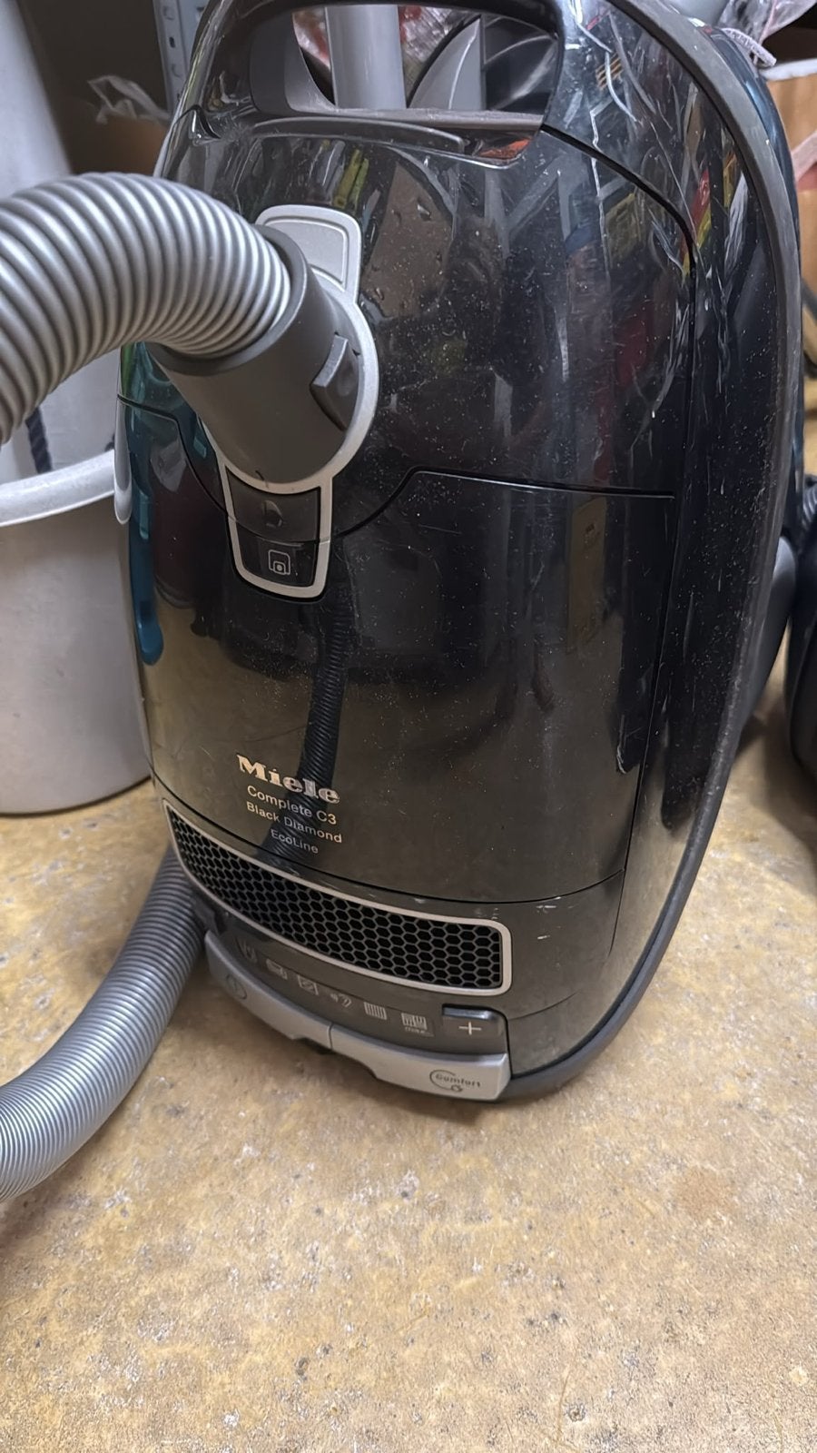 Miele Complete C3 Black Diamond Ecoline stofzuiger, Stofzak, Gebruikt, Ophalen of Verzenden, Miele