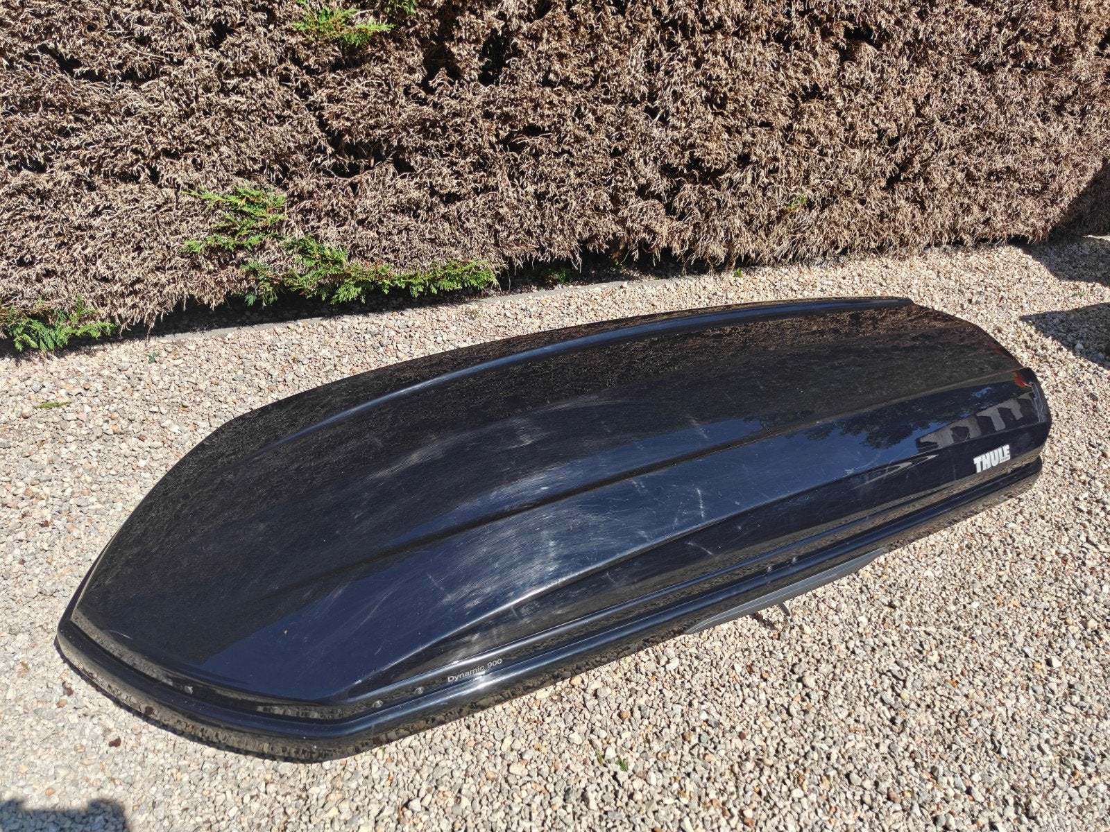 Thule Dynamic 900 Dakkoffer (met optionele Saab dakdragers), Ophalen, Gebruikt