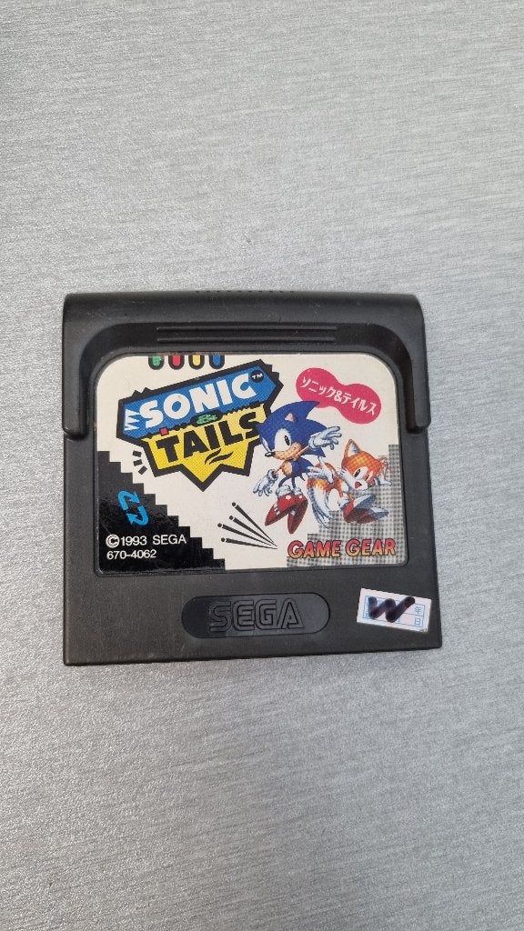 Sonic & Tails - Sega Game Gear (JP, 1993) Cartridge, Spelcomputers en Games, Games | Sega, Game Gear, 1 speler, Ophalen of Verzenden