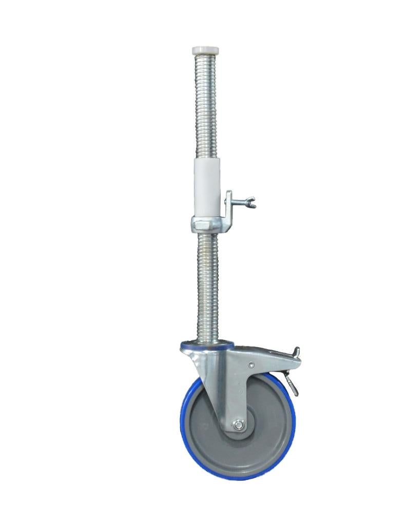 wielen Rolsteiger  200  mm  met  stalen spindel, Doe-het-zelf en Verbouw, Ophalen of Verzenden, Nieuw, Rolsteiger of Kamersteiger