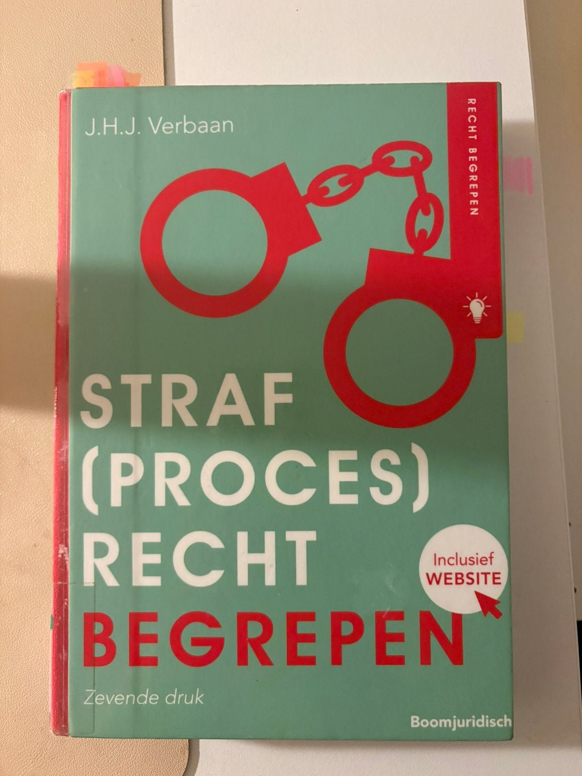 Strafrecht, Boeken, Ophalen of Verzenden, Alpha, Zo goed als nieuw, HBO