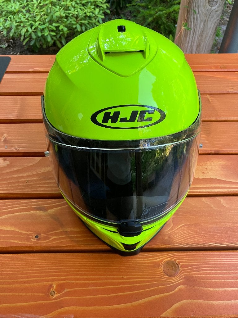 Dames motorhelm maat S GEEL, Ophalen, M, HJC, Integraalhelm