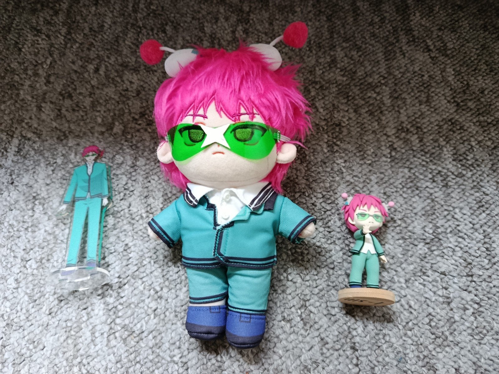 Saiki K figuur plushie knuffel pop acrylic stand figure, Verzamelen, Ophalen of Verzenden, Zo goed als nieuw