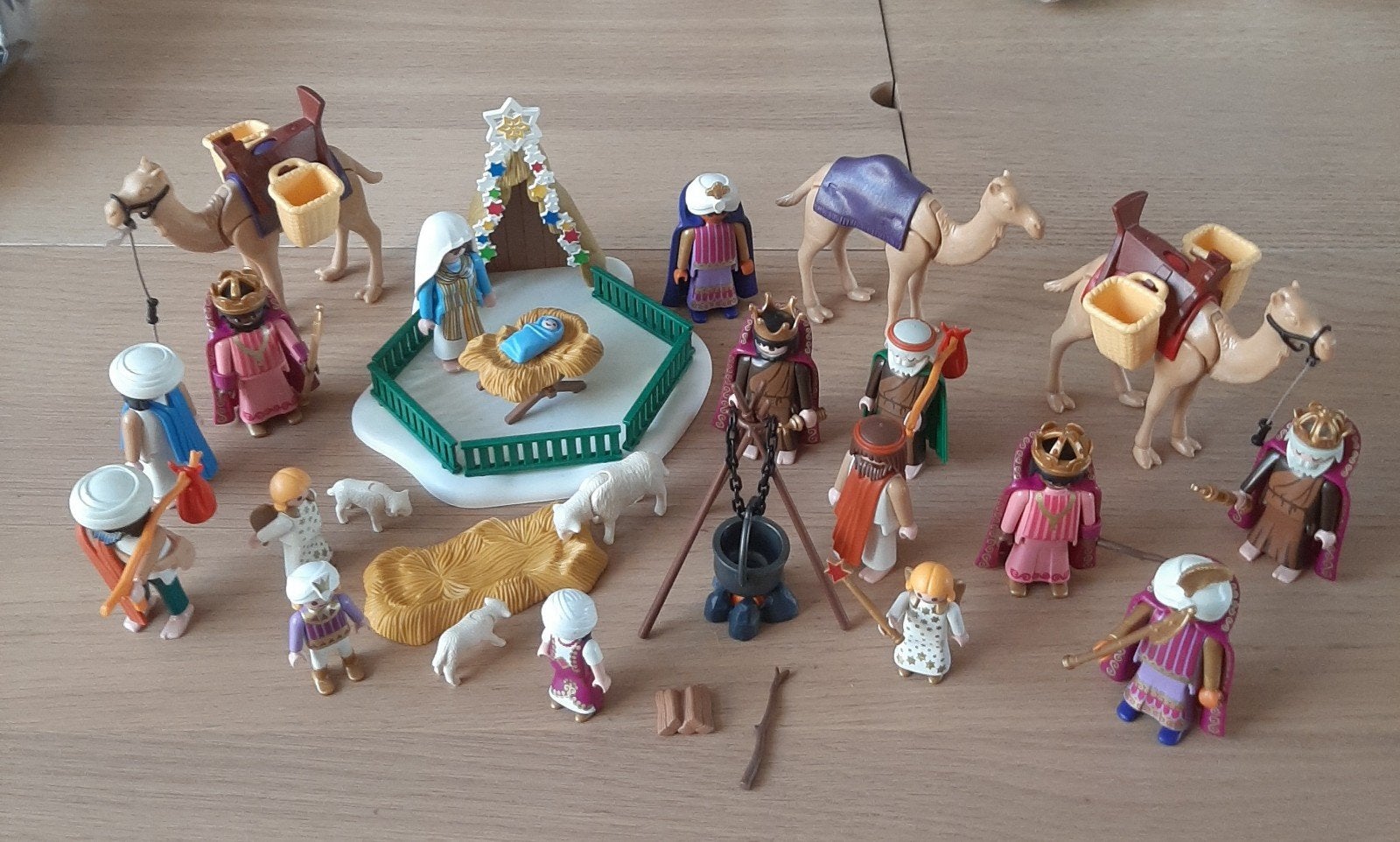 kerst playmobil set, Ophalen of Verzenden, Gebruikt
