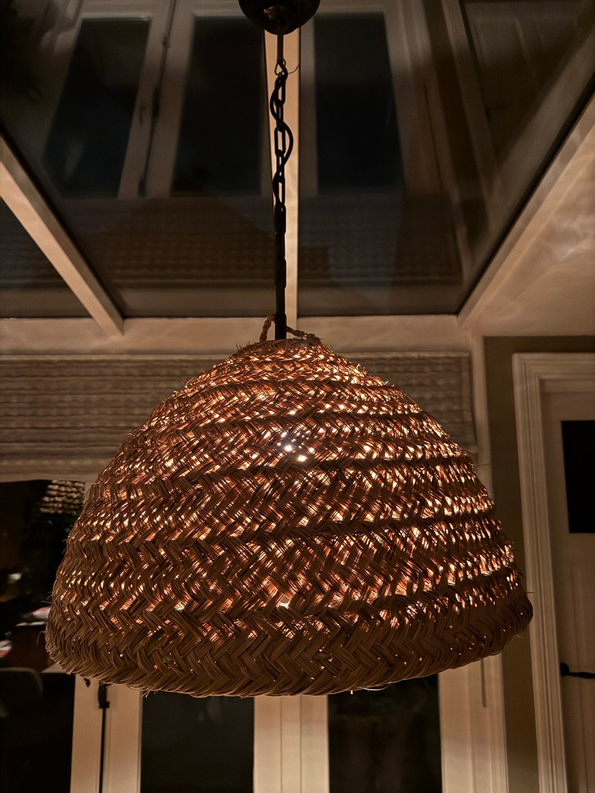 Rotan hanglamp - Boheemse stijl