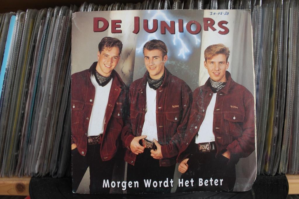 7" Single De Juniors - Morgen Wordt Het Beter + Instrumental, Gebruikt, 7 inch, Single, Ophalen of Verzenden