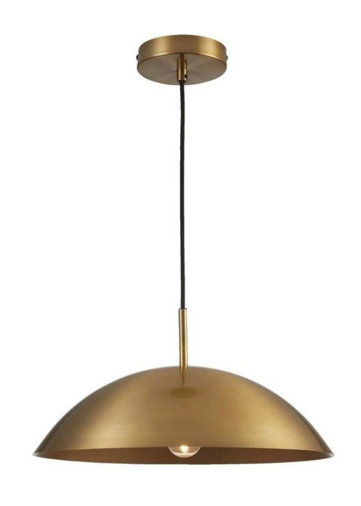 VT Wonen Disk hanglamp. Brons/messing kleur., Ophalen of Verzenden, Zo goed als nieuw, Minder dan 50 cm