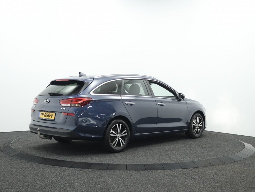 Hyundai i30 Wagon 1.4 T-GDI Premium | Trekhaak | Navigatie |, Stof, 4 cilinders, Blauw, Origineel Nederlands