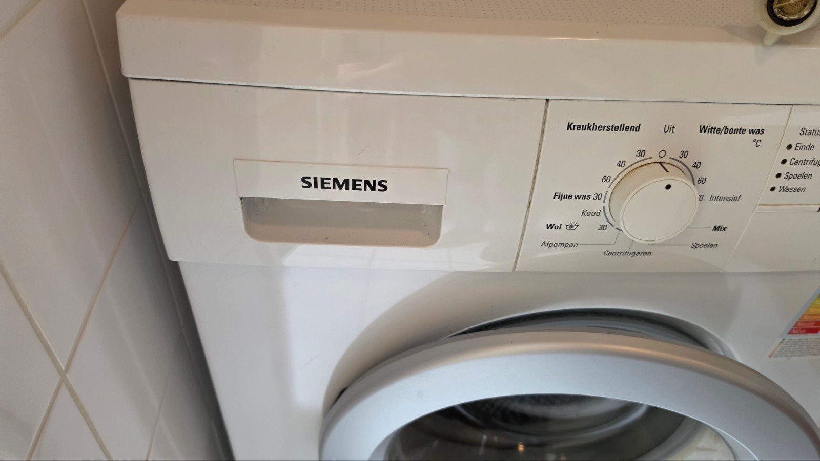 Siemens wasmachine, Witgoed en Apparatuur, Wasmachines, 85 tot 90 cm, 1200 tot 1600 toeren, Ophalen