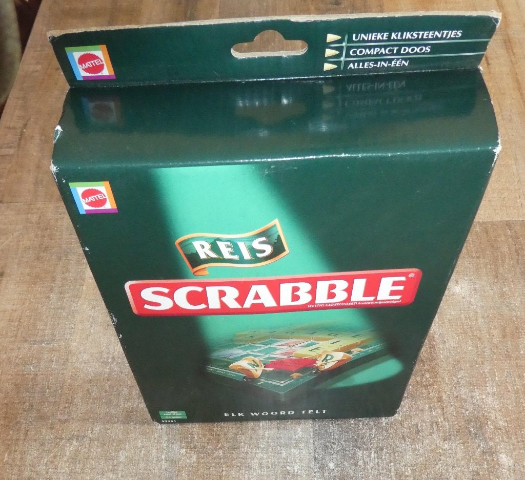 Reis crabble Reisscrabble mattel Nieuw!, Een of twee spelers, Ophalen of Verzenden, Nieuw, Mattel