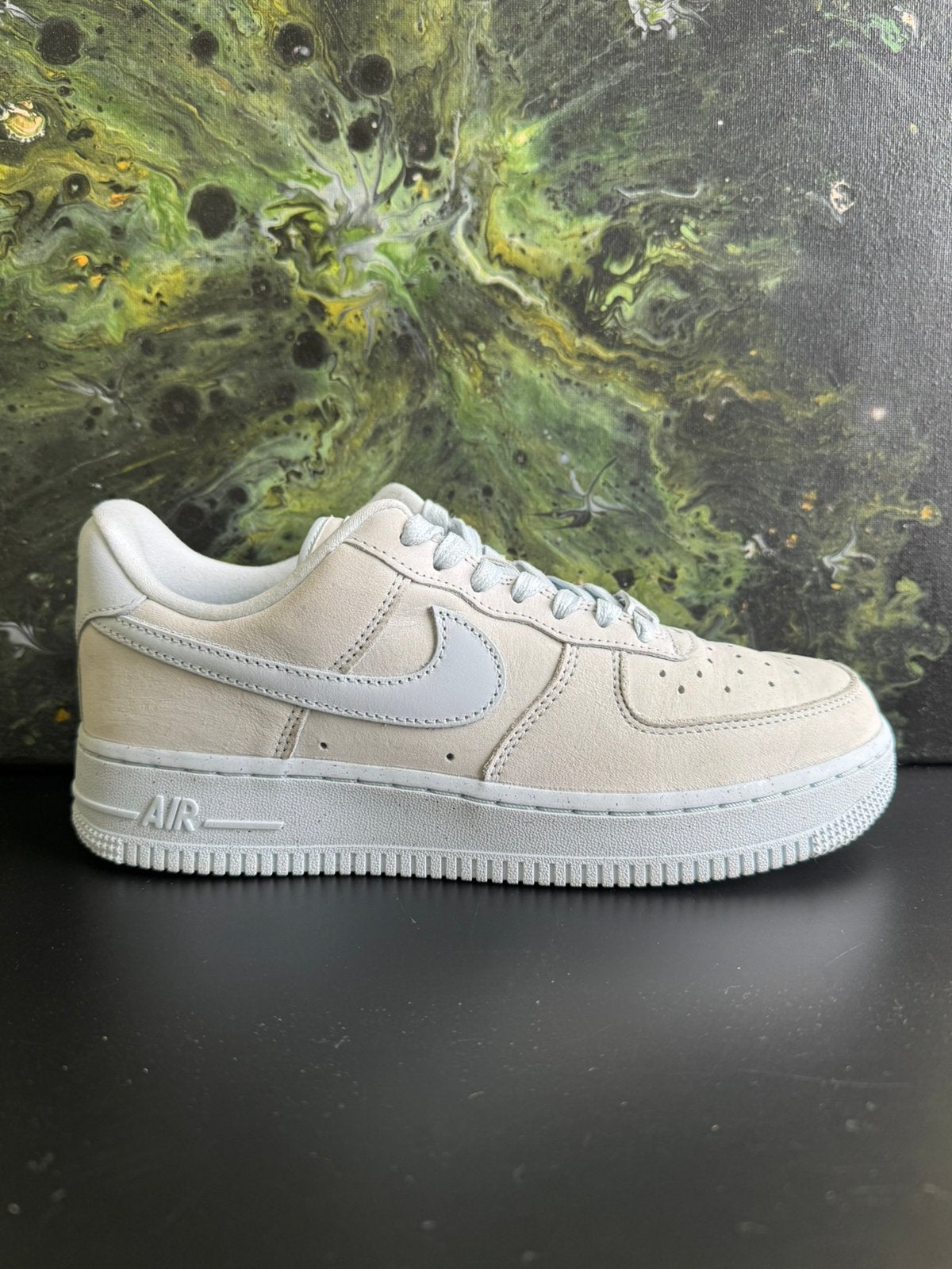 Nike air force 1, echt leer, maat 38, Kleding | Dames, Schoenen, Blauw, Ophalen of Verzenden, Sneakers of Gympen, Zo goed als nieuw