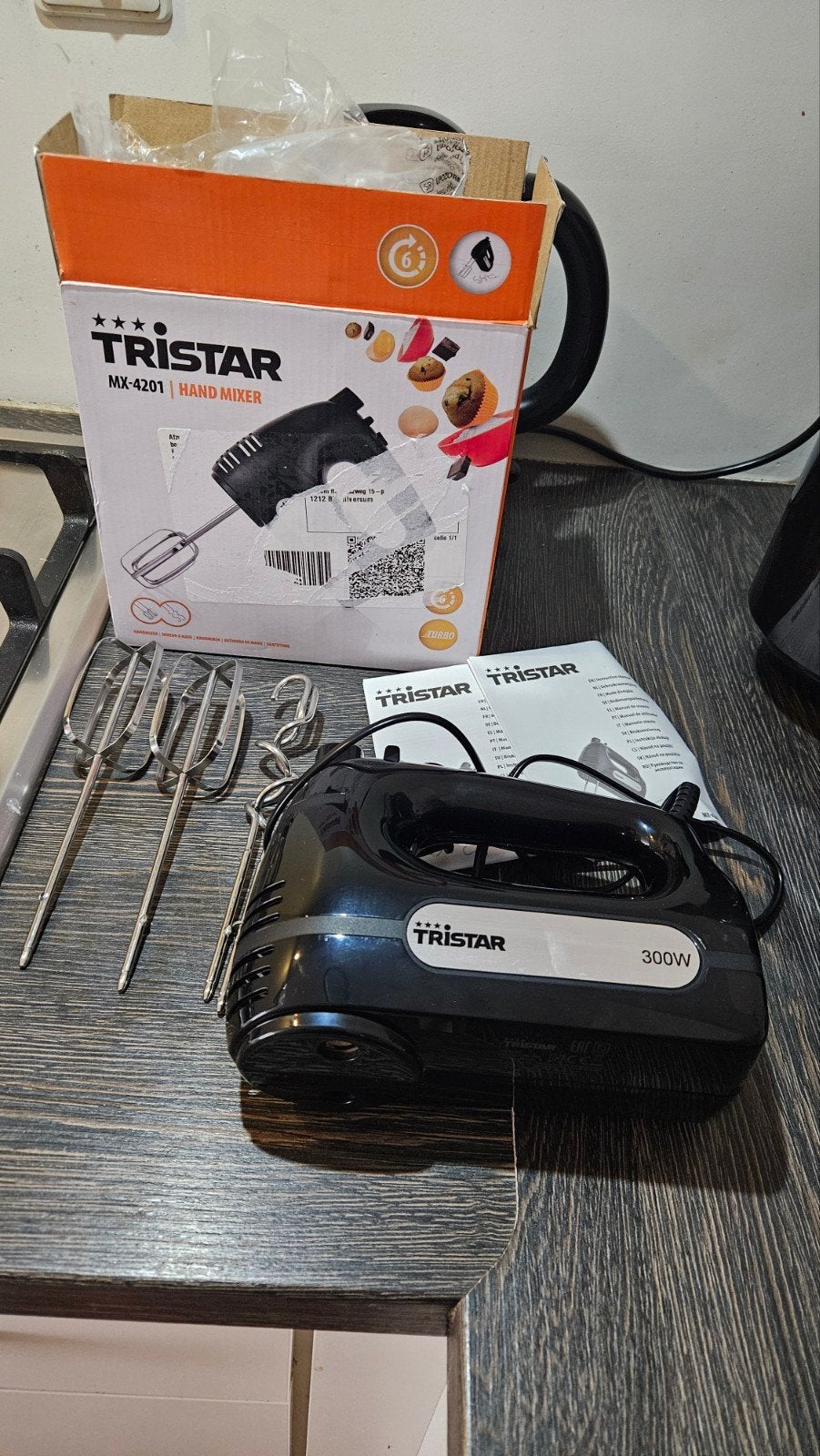 Tristar 300W hand mixer (moving sale), Ophalen, Nieuw