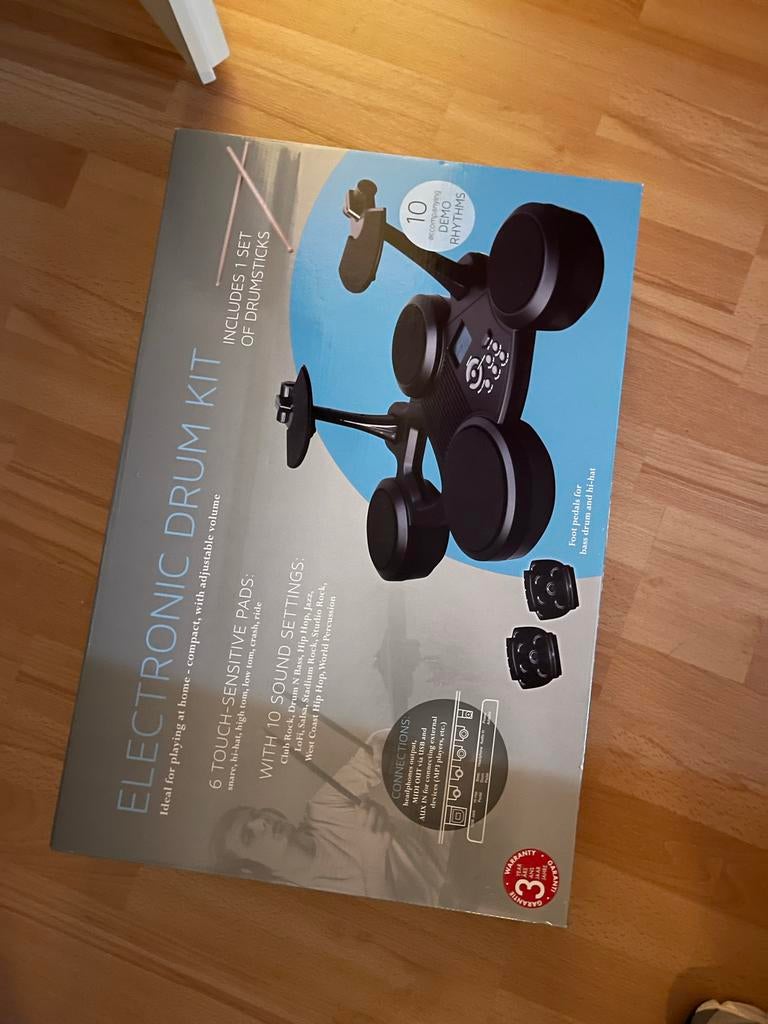 Elektronisch Drumstel - Compact en compleet, Ophalen of Verzenden, Nieuw, Overige merken, Elektronisch