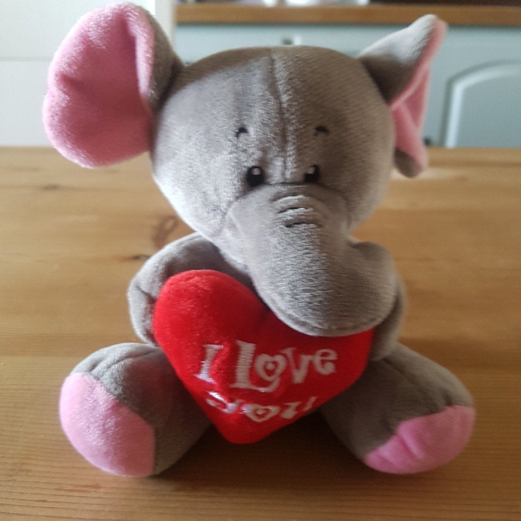 Paws knuffel olifant 16cm h x 15cm b x 9cm d, Ophalen of Verzenden, Zo goed als nieuw, Olifant