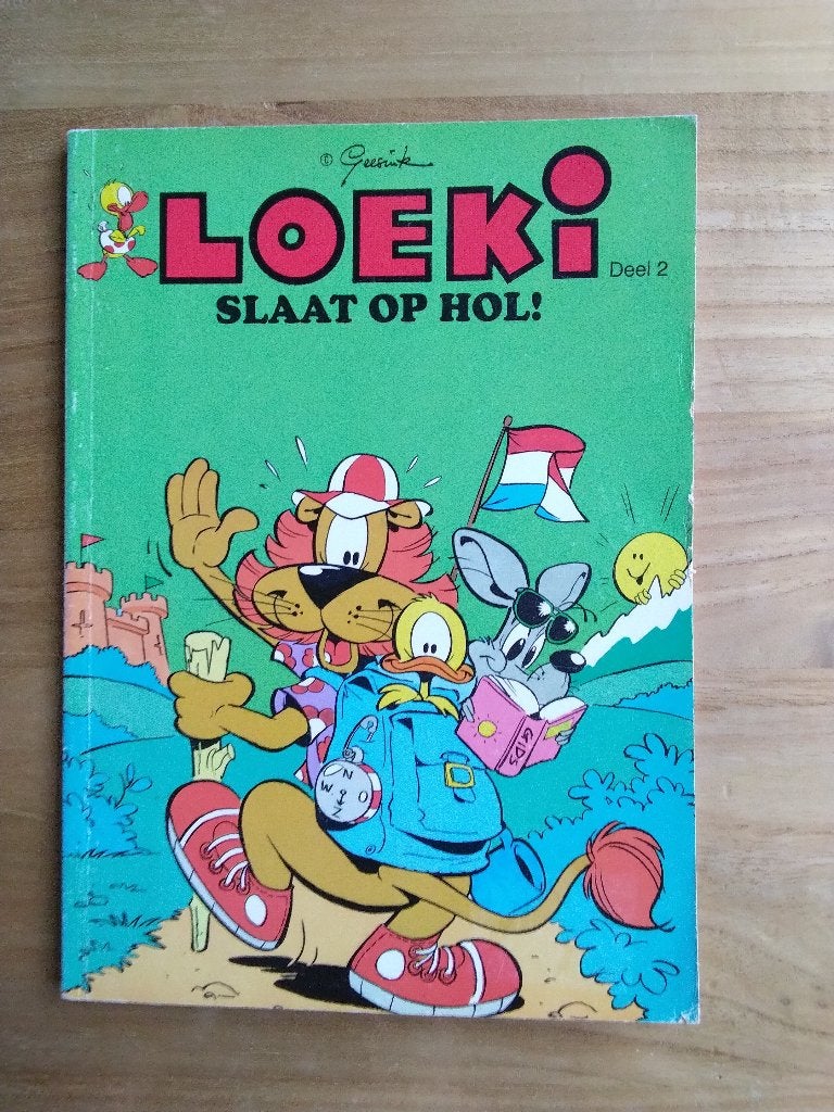 Loeki -2- Slaat op hol!, Geesink, Eén stripboek, Ophalen, Gelezen
