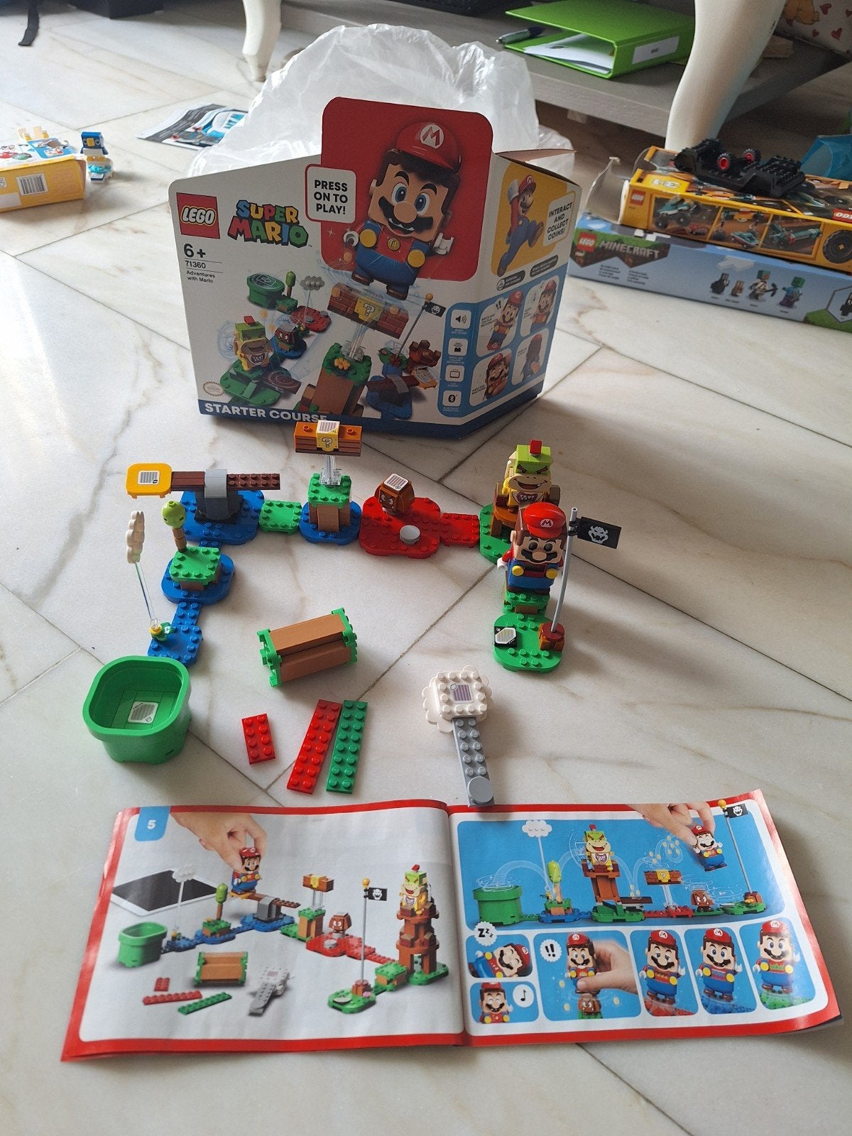 LEGO Super Mario Avonturen met Mario Starterset 71360, Ophalen of Verzenden, Zo goed als nieuw, Overige merken
