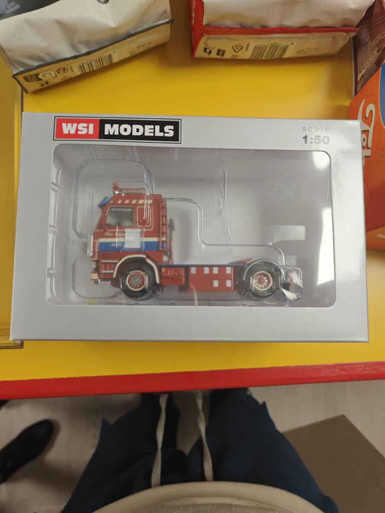 WSI Models Scania 1:50 Brandweer Vrachtwagen, Ophalen of Verzenden, Nieuw, Bus of Vrachtwagen, Wsi