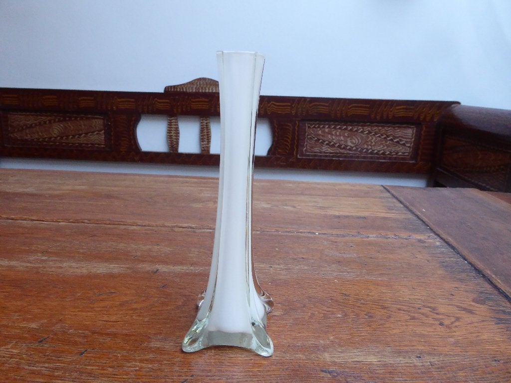 Vintage opaline vaasje – eiffeltoren, Ophalen of Verzenden