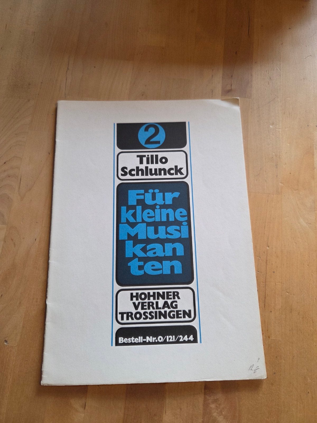 Tillo Schlunck - Für kleine Musikanten Band II (Accordeon), Gebruikt, Verzenden, Overige genres, Les of Cursus