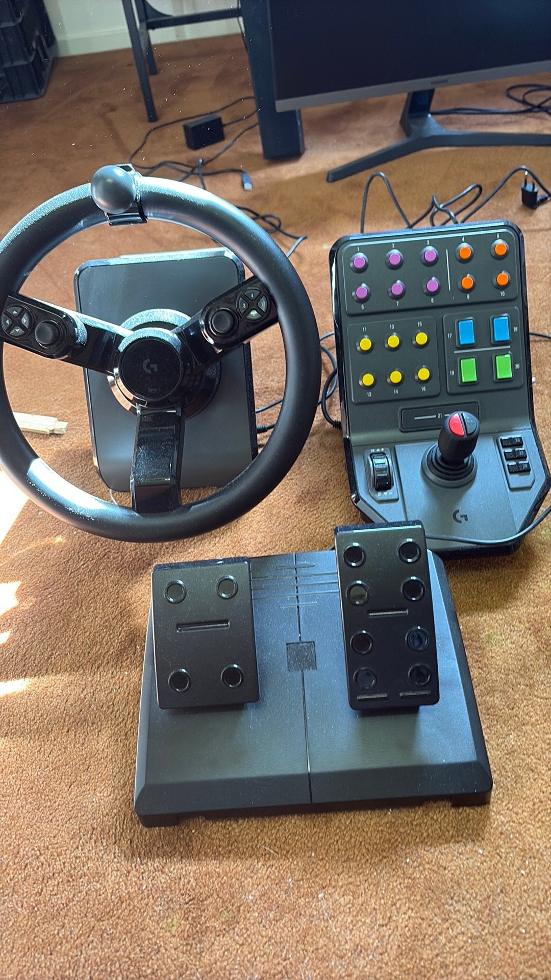 Stuur en joystick voor farming simulator, Ophalen, Zo goed als nieuw