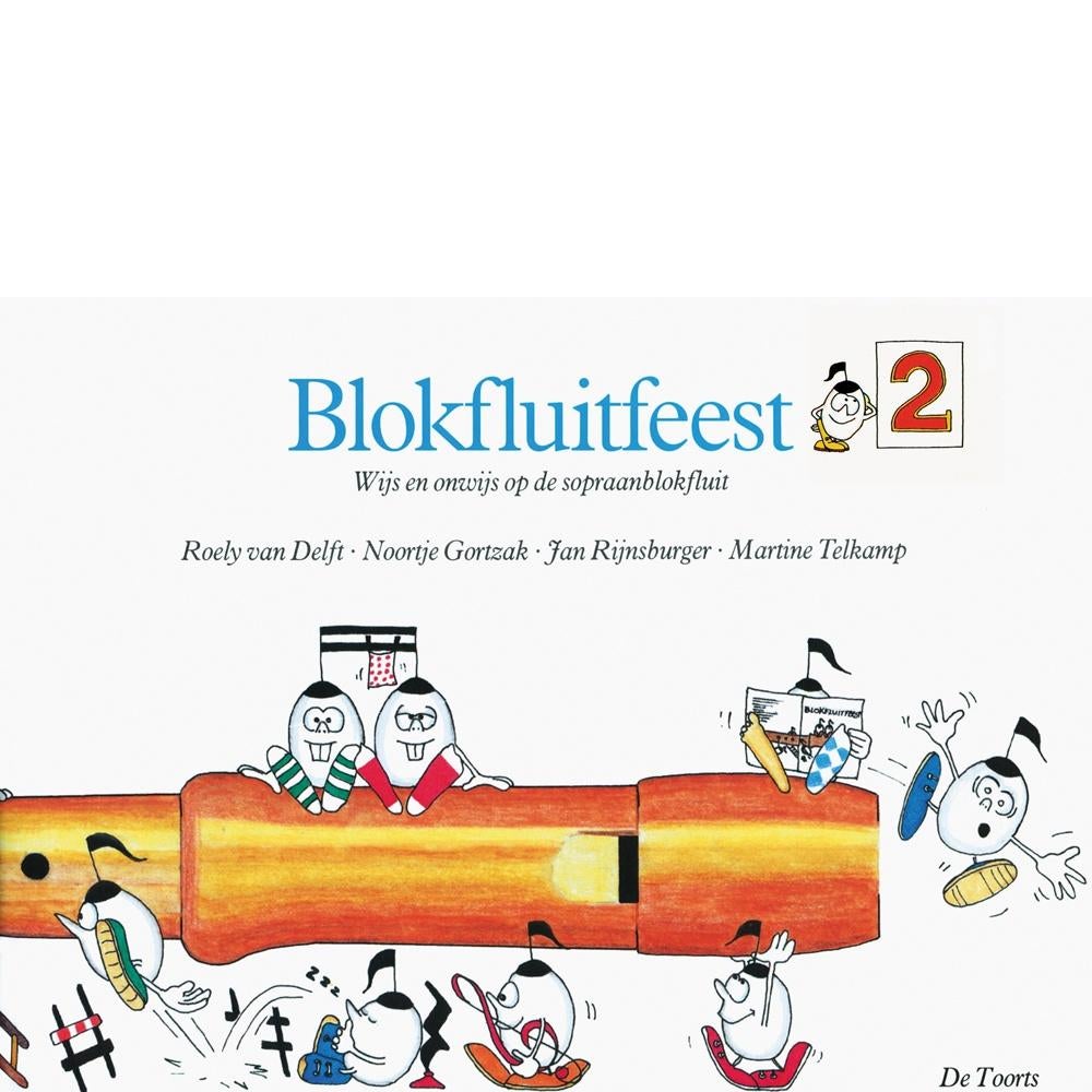 Bladmuziek / BLOKFLUITFEEST deel 2 - Roely van Delft, Ophalen of Verzenden, Nieuw, Les of Cursus, Blokfluit