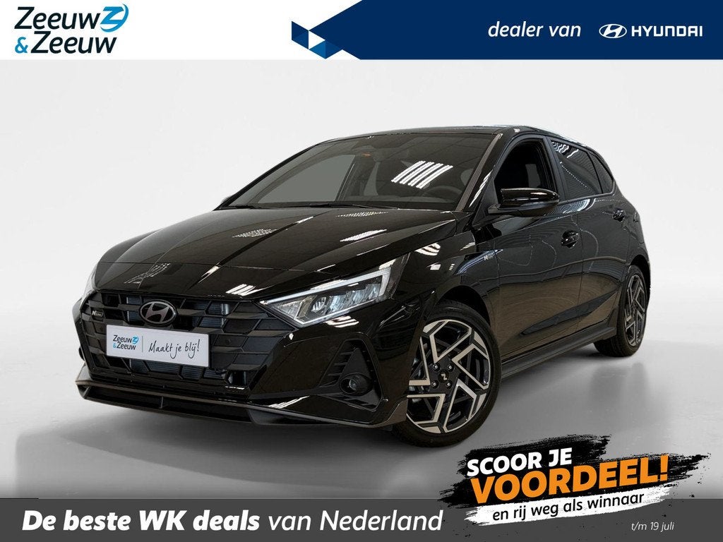 Hyundai i20 1.0 T-GDI | N-LINE | AUTOMAAT | Verschillende kl, Auto's, Hyundai, 12 maanden, Euro 6, Zwart, Bedrijf