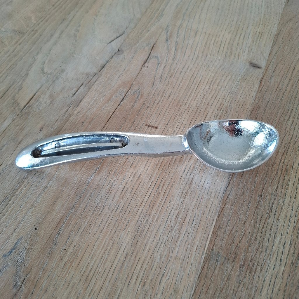 ijsschep / ijslepel, Ophalen of Verzenden, Zo goed als nieuw, Rvs of Chroom, Los bestek