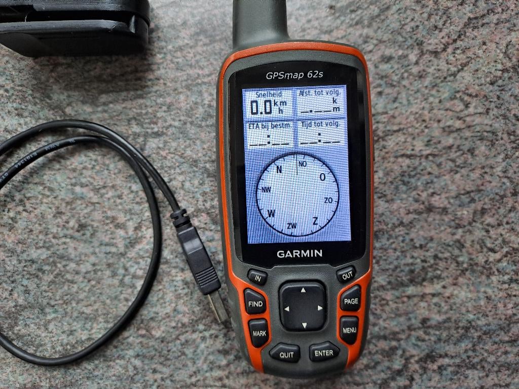 Garmin Map 62s hand GPS / navi etc. voor Bergsport/Wandelen., Sport en Fitness, Bergsport en Wandelen, Ophalen, Zo goed als nieuw