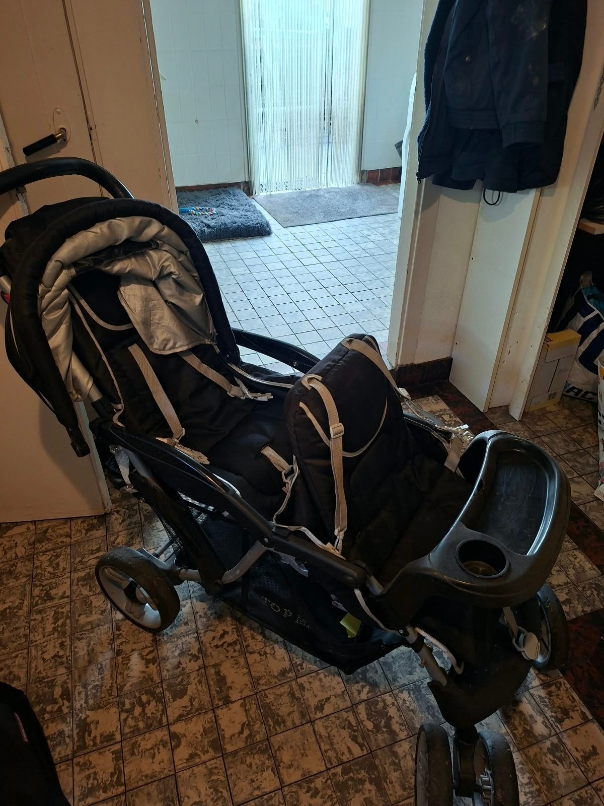 Topmark duo kinderwagen. Moet snel weg!, Gebruikt, Duowagen, Ophalen, Kinderwagen