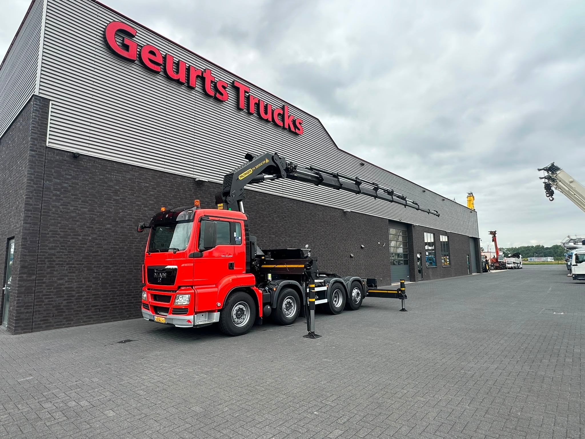 MAN TGS 35.480 8X2 TREKKER + PALFINGER PK 92002-H KRAAN/KRAN, Auto's, Vrachtwagens, Automaat, Euro 5, Overige kleuren, MAN