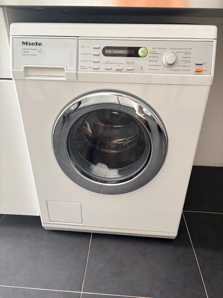 Miele wasmachine, Ophalen, 1200 tot 1600 toeren, Gebruikt, 8 tot 10 kg