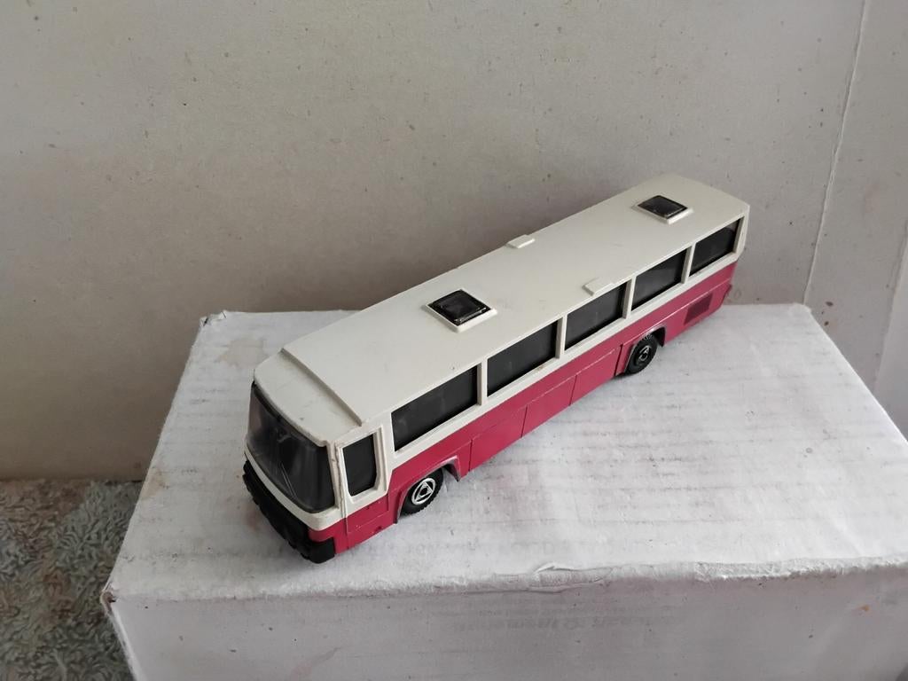 EFSI  HOLLAND    MERCEDES  BUS  ZYKANTEN  MET  OPBERGRUIMTE, Hobby en Vrije tijd, Modelauto's | 1:87, Ophalen of Verzenden, Gebruikt