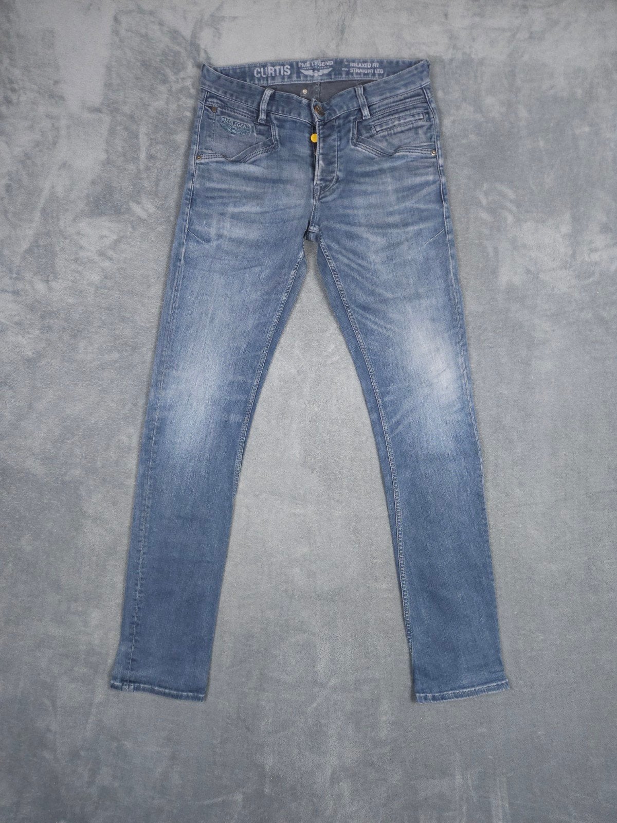 Pme Legend Broek Curtis W32 L36 Relaxed Fit Blauw Pall Mall., ., W32 (confectie 46) of kleiner, Zo goed als nieuw, .