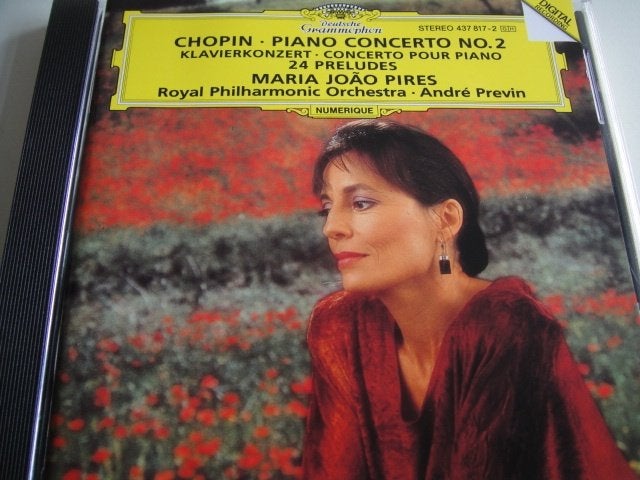 CHOPIN Piano concerto no. 2 MARIA JOAO PIRES PREVIN DG, Ophalen of Verzenden, Romantiek, Gebruikt, Orkest of Ballet