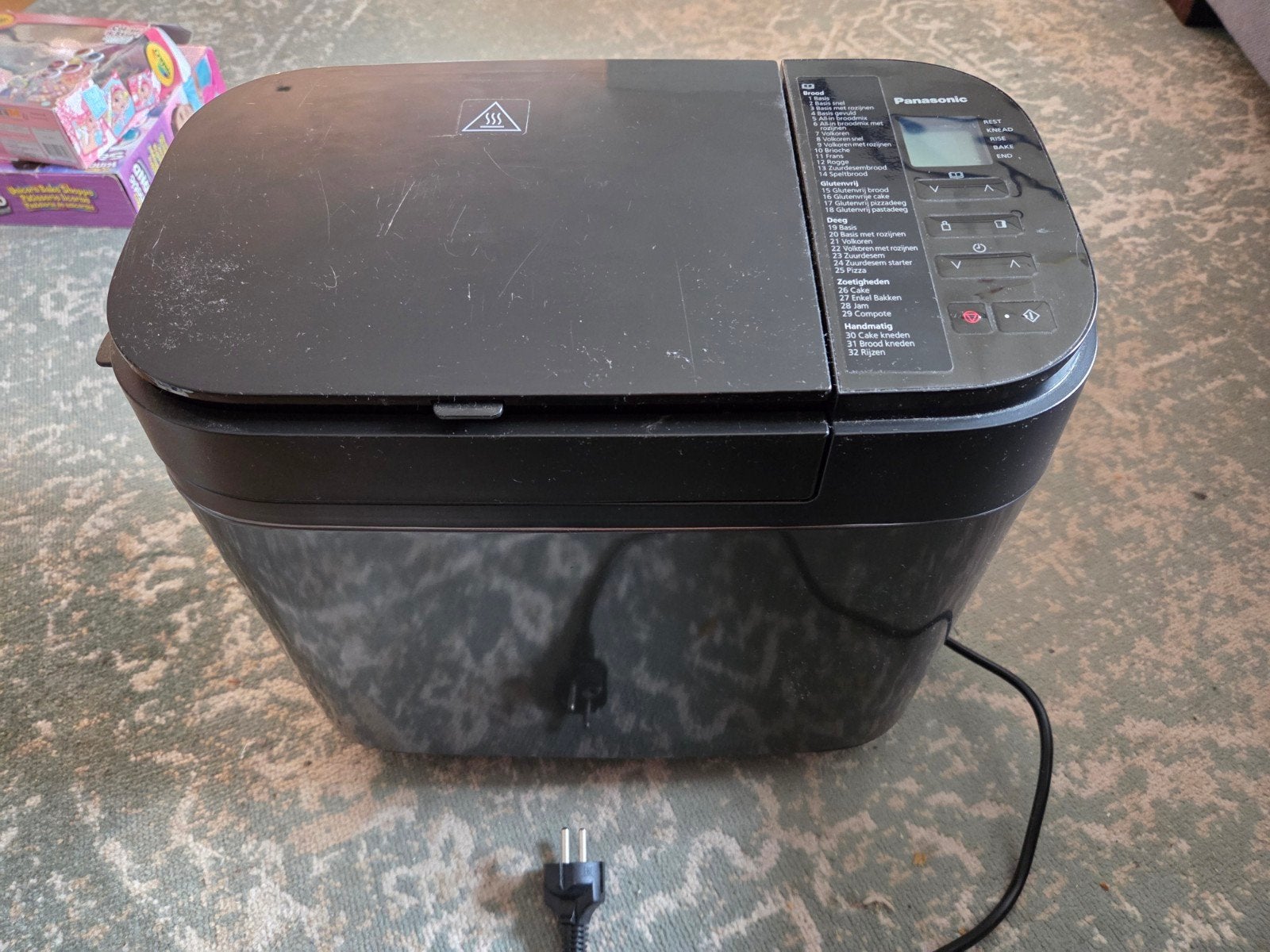 Panasonic SD-YR2540 Broodbakmachine - Zo goed als nieuw, Witgoed en Apparatuur, Met timer, Kijkvenster, 800 tot 1200 gram deeg