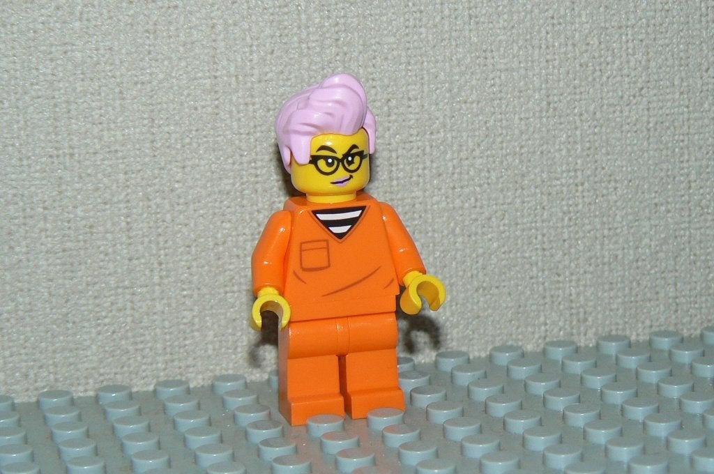 L168 Poppetje City Jail Prisoner Female cty1702, Ophalen of Verzenden, Nieuw, Minifiguur, Lego