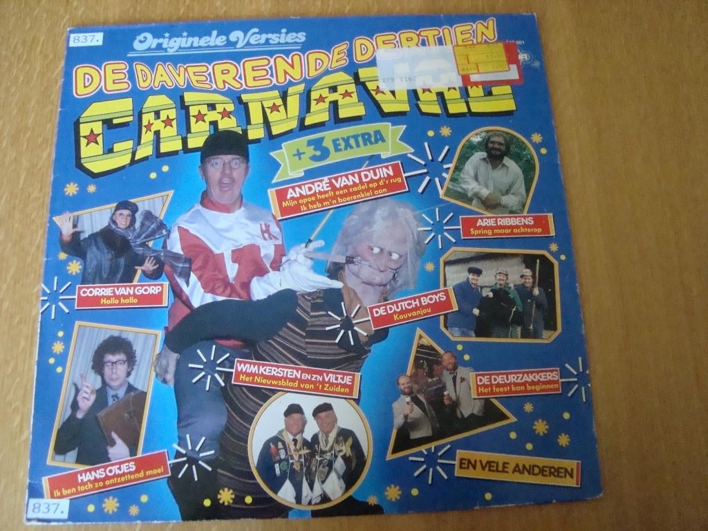 Carnaval de daverende dertien, Cd's en Dvd's, Ophalen of Verzenden, Zo goed als nieuw, 12 inch, Levenslied of Smartlap