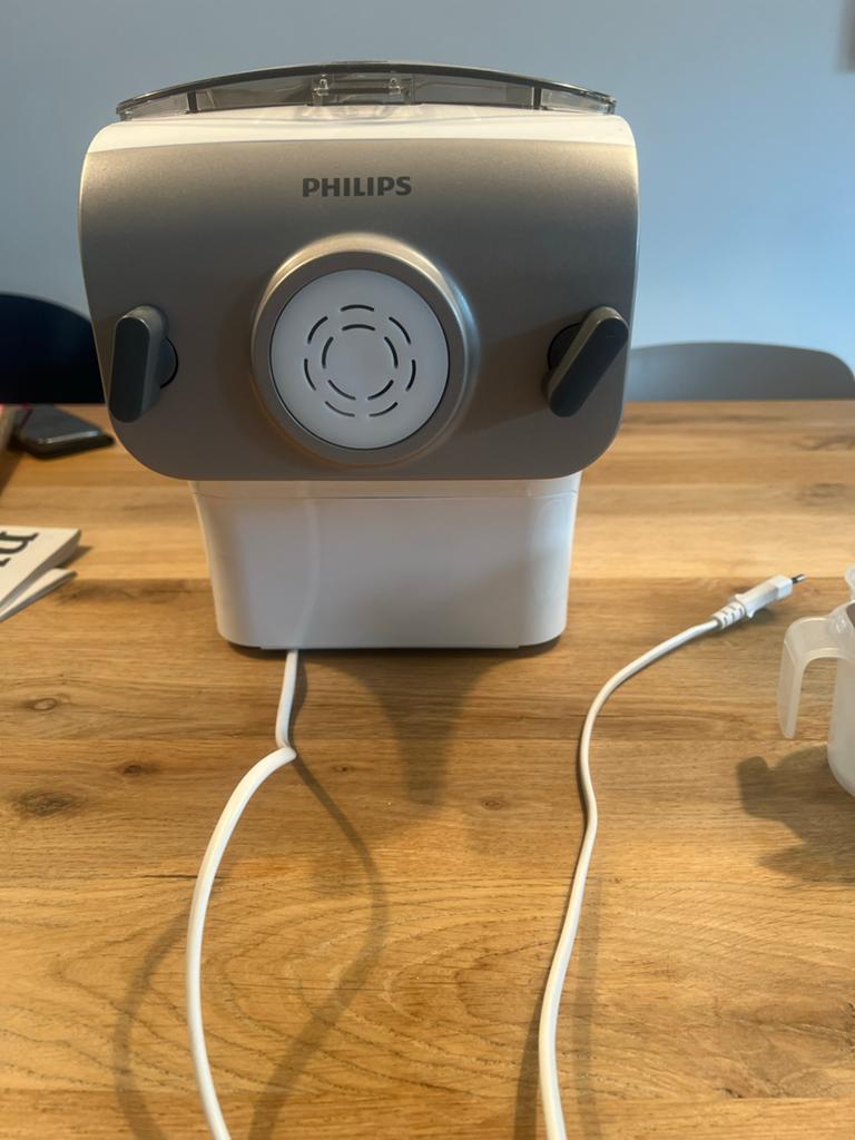 Philips Pastamachine HR2355/12 - Zelfgemaakte Pasta, Kunststof, Ophalen of Verzenden, Zo goed als nieuw, Pastamachine
