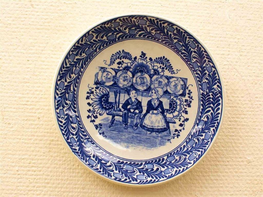 Petrus Regouta&co porseleinen wandbord 36401, Ophalen of Verzenden, Gebruikt
