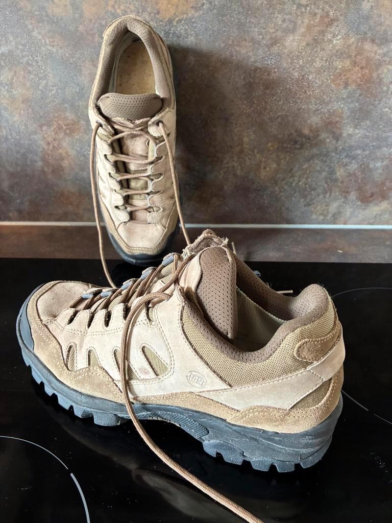 hanwag wandelschoenen , beige, maat 40,5, Sport en Fitness, Bergsport en Wandelen, Ophalen, Zo goed als nieuw