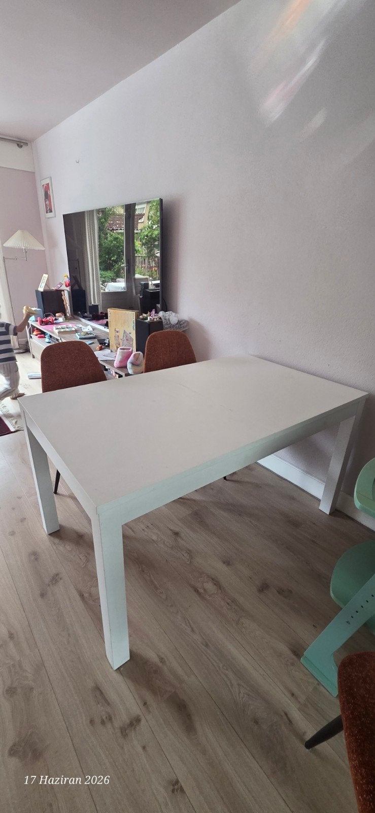 Gratis-Ikea Bjursta eettafel uitschuifbaar - 2 posities, Gebruikt, Vier personen, Rechthoekig, Overige houtsoorten