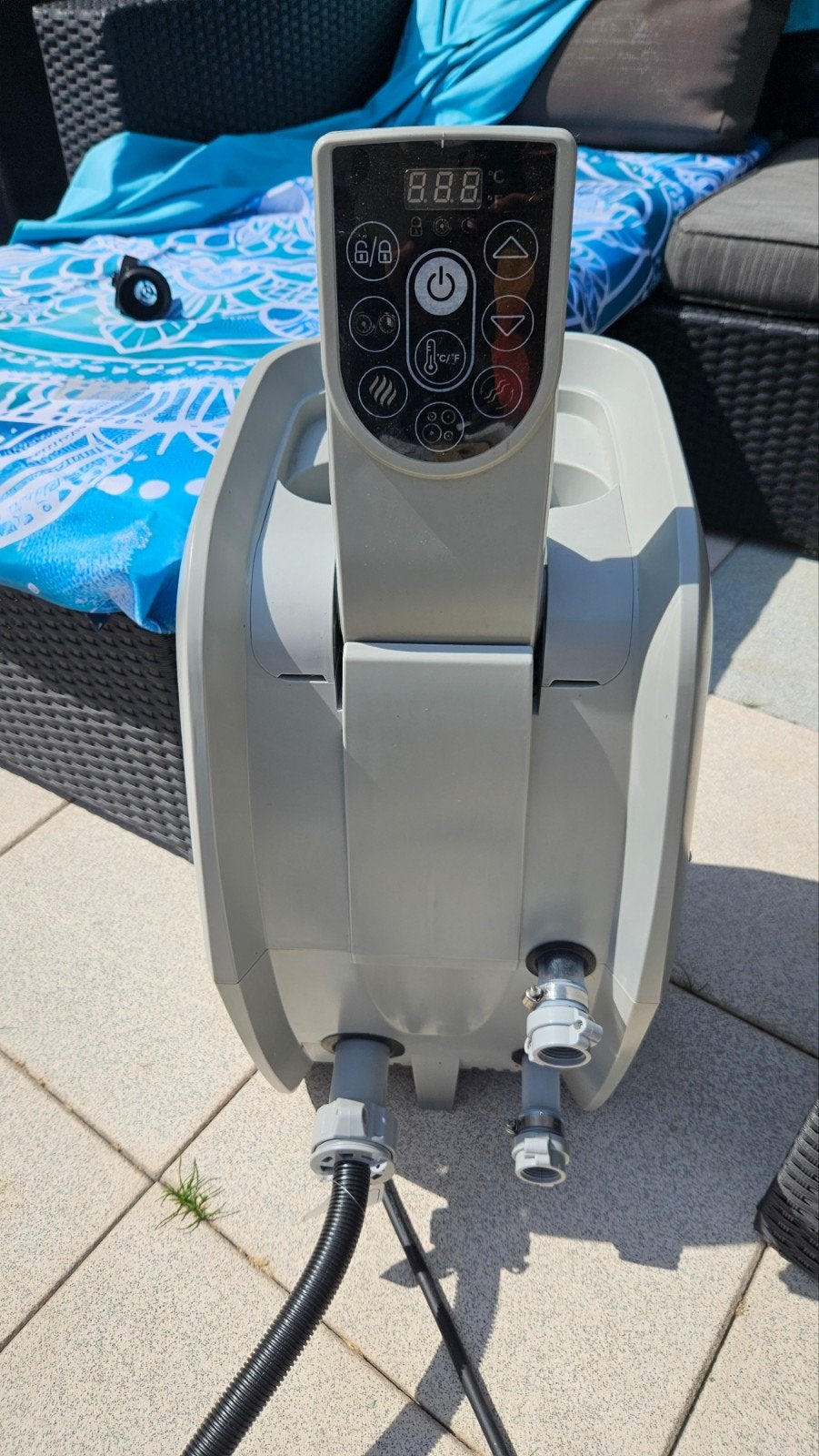 Bestway Lay-Z-Spa Jacuzzi motor met accessoires (lekke kuip), Ophalen, Gebruikt, Minder dan 80 cm, Opblaaszwembad