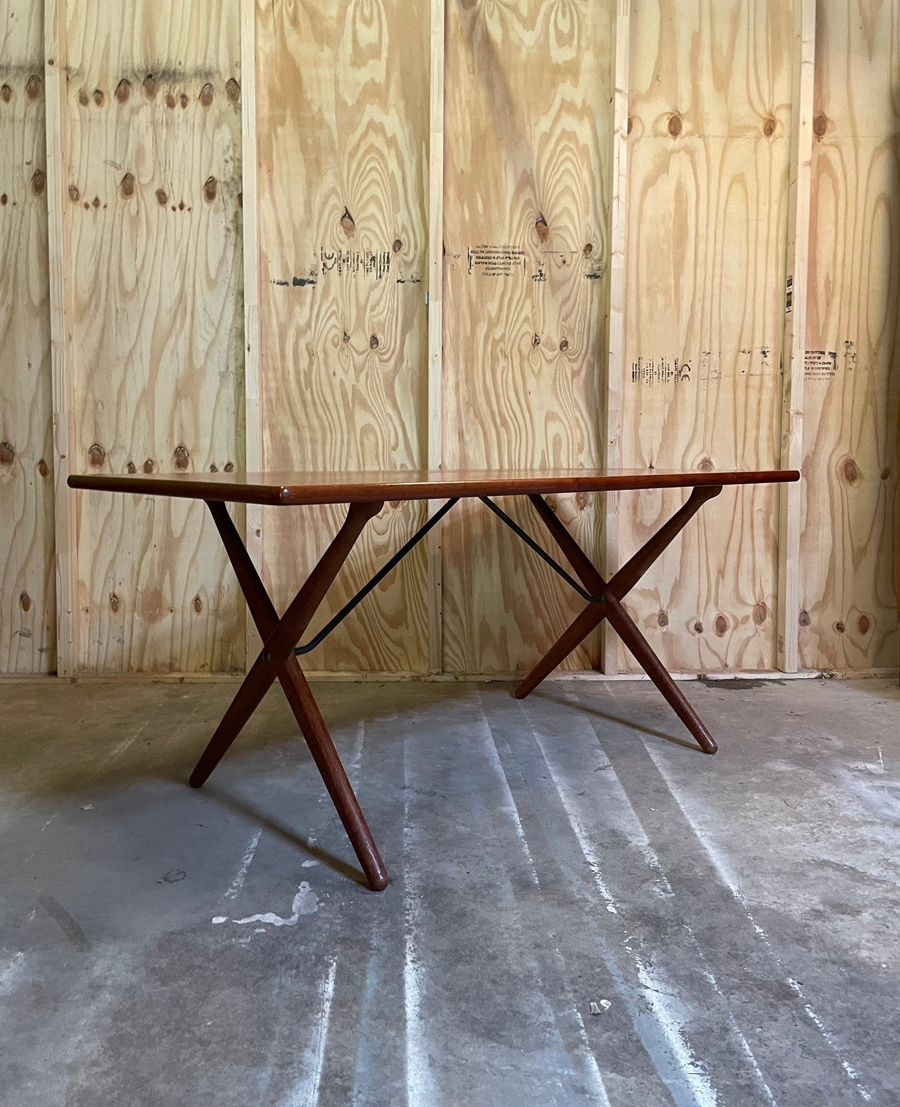 Hans Wegner vintage design eettafel AT303 Andreas Tuck deens, Huis en Inrichting, Ophalen, Gebruikt, Rechthoekig