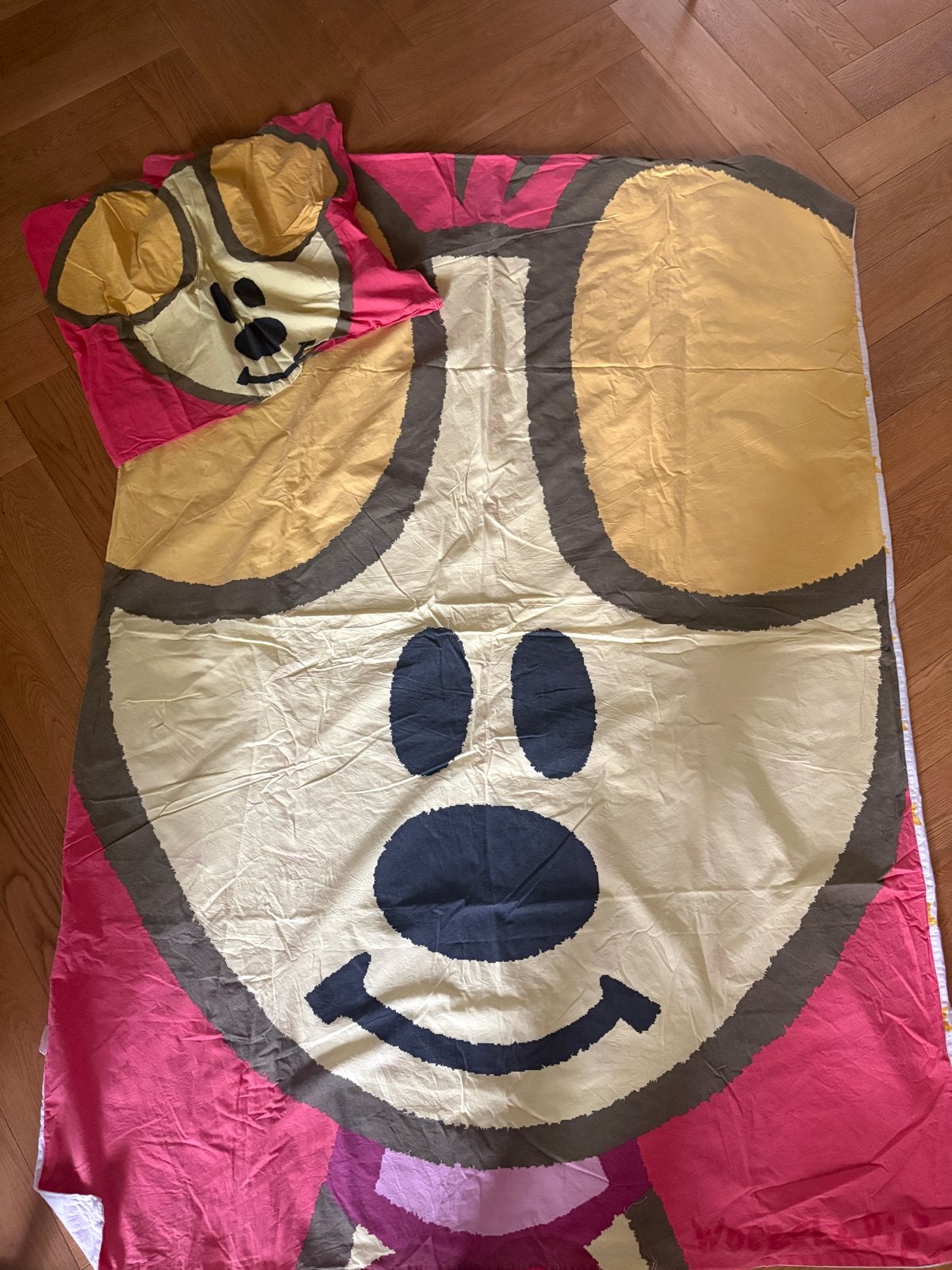 Woezel en Pip dekbedovertrek met kussensloop 140x200cm, Kinderen en Baby's, Kinderkamer | Beddengoed, Ophalen, Gebruikt, Jongetje of Meisje